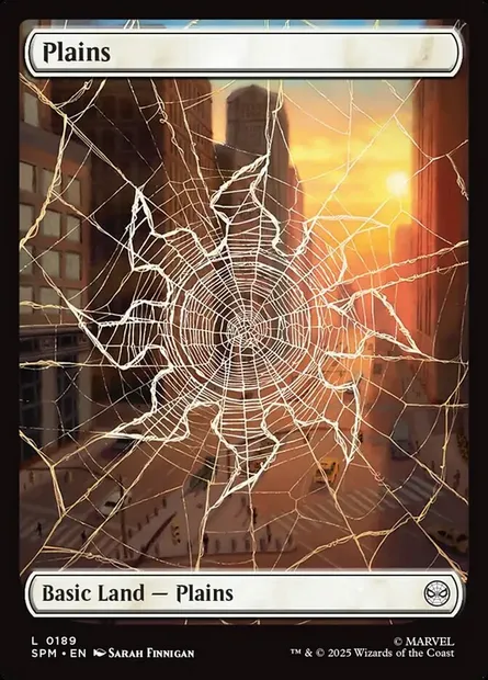 Plains, Magic card SPM 189 — Marvel's Spider-Man set