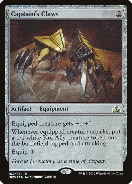 Captain's Claws, Magic card OGW 162† — Oath of the Gatewatch set