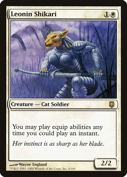 Leonin Shikari, Magic card DST 6 — Darksteel set