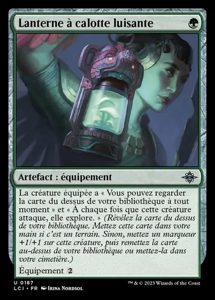 Lanterne à calotte luisante, carte Magic LCI 187 — extension The Lost Caverns of Ixalan