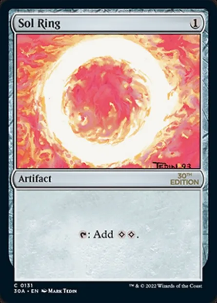 Sol Ring, Magic card 30A 131 — 30th Anniversary Edition set