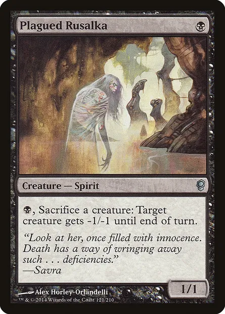 Plagued Rusalka, Magic card CNS 121 — Conspiracy set