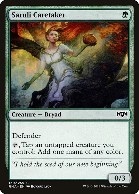 Saruli Caretaker, Magic card RNA 139 — Ravnica Allegiance set