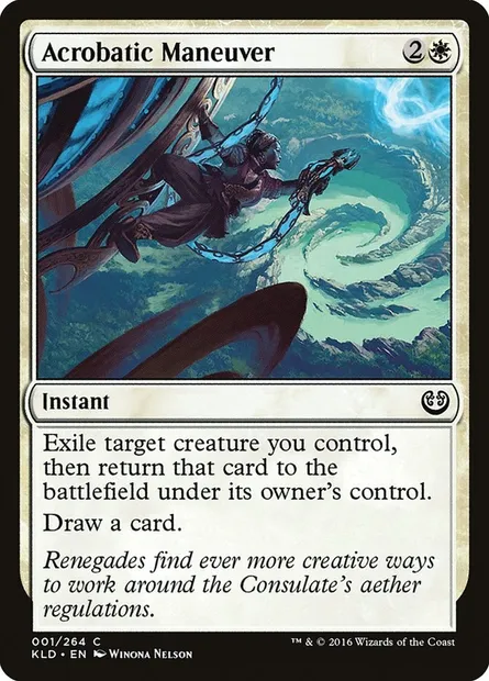 Acrobatic Maneuver, Magic card KLD 1 — Kaladesh set