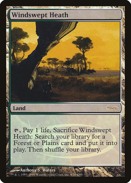 Lande venteuse, carte Magic G09 9 — extension Judge Gift Cards 2009