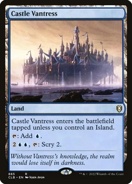 Castle Vantress, Magic card CLB 885 — Commander Legends: Battle for Baldur's Gate set