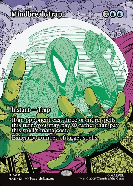 Mindbreak Trap, Magic card MAR 11 — Marvel Universe set