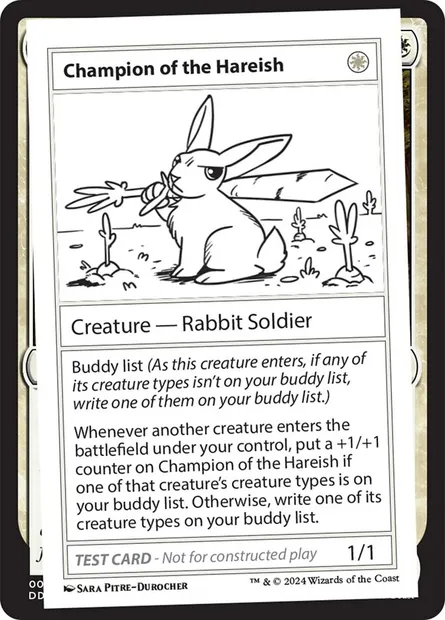 Champion of the Hareish, carte Magic MB2 511 — extension Mystery Booster 2
