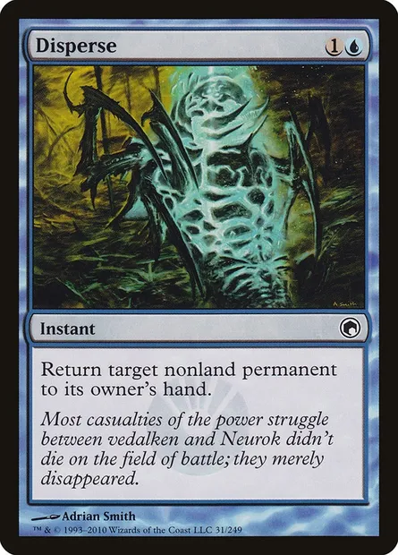 Disperse, Magic card SOM 31 — Scars of Mirrodin set