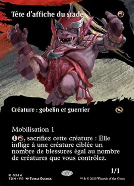 Tête d'affiche du stade, carte Magic TDM 344 — extension Tarkir: Dragonstorm