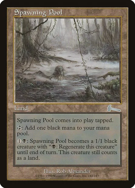 Spawning Pool, Magic card ULG 142 — Urza's Legacy set