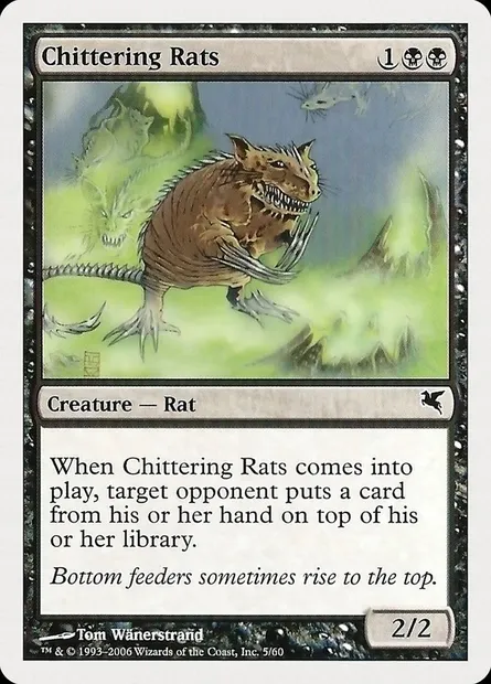 Chittering Rats, Magic card PHUK 5 — Hachette UK set