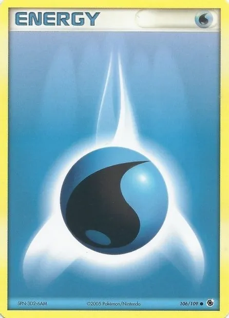 Water Energy, Pokémon card EXBS 106 — EX Battle Stadium set