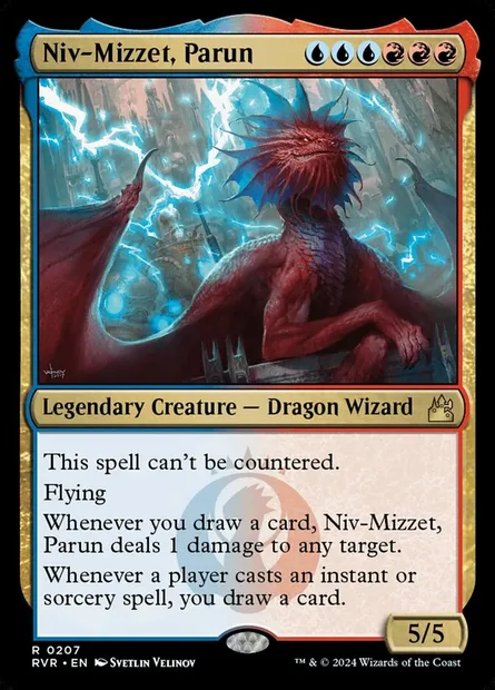 Niv-Mizzet, Parun, Magic card RVR 207 — Ravnica Remastered set