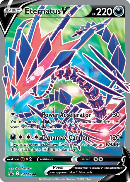 Eternatus V, Pokémon card SWSH 044 — SWSH Black Star Promos set