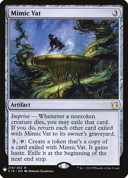 Mimic Vat, Magic card PLST C19-219 — The List set