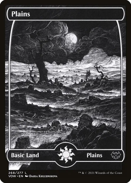 Plains, Magic card VOW 268 — Innistrad: Crimson Vow set