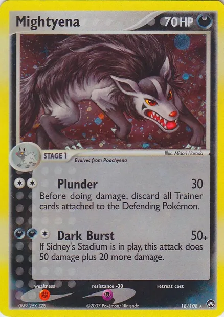 Grahyèna, carte Pokémon TDX 018-2 — extension Theme Deck & Blisters Exclusives