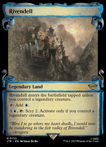 Fondcombe, carte Magic LTR 710 — extension Le Seigneur des Anneaux : chroniques de la Terre du Milieu