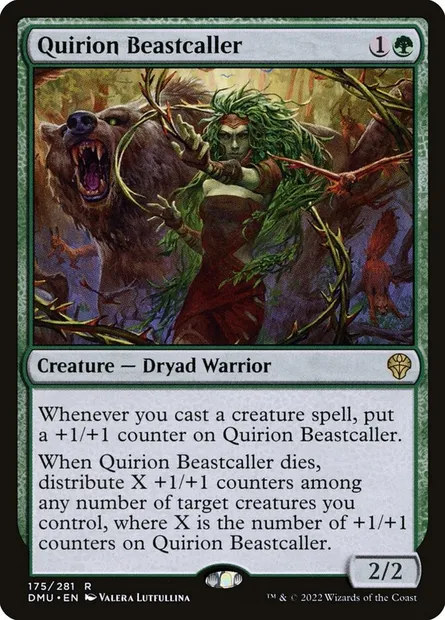 Quirion Beastcaller, Magic card DMU 175 — Dominaria United set