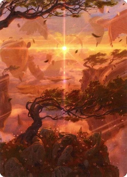 Windswept Heath // Windswept Heath, Magic card AZNR 30 — Zendikar Rising Art Series set
