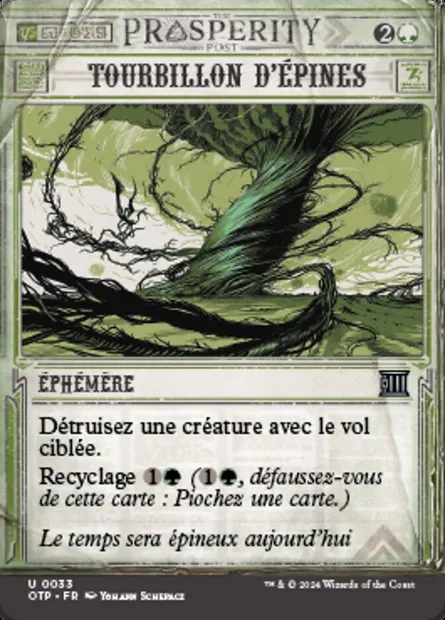 Tourbillon d'épines, carte Magic OTP 33 — extension Breaking News