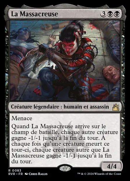 La Massacreuse, carte Magic RVR 83 — extension Ravnica Remastered