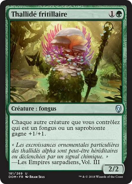 Thallidé fritillaire, carte Magic DOM 181 — extension Dominaria
