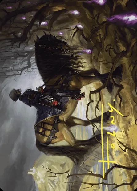 Rowan's Grim Search // Rowan's Grim Search, carte Magic AWOE 13 — extension Wilds of Eldraine Art Series