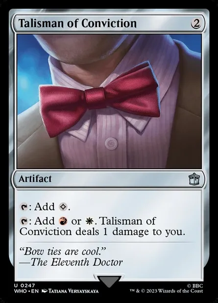 Talisman of Conviction, Magic card WHO 247 — Doctor Who set