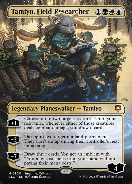 Tamiyo, Field Researcher, Magic card BLC 100 — Bloomburrow Commander set