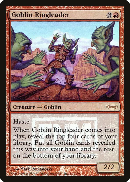 Goblin Ringleader, Magic card F07 8 — Friday Night Magic 2007 set