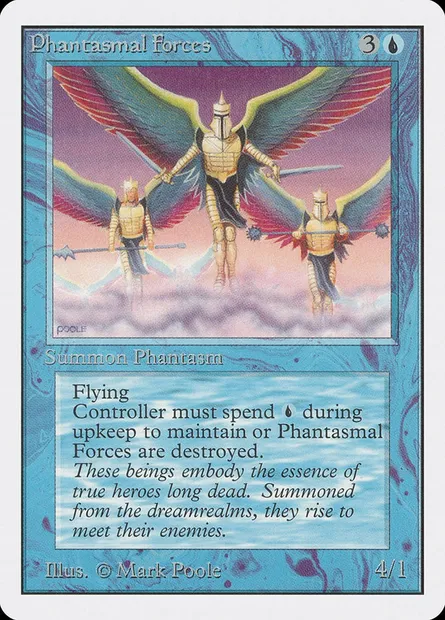 Phantasmal Forces, Magic card 2ED 68 — Unlimited Edition set