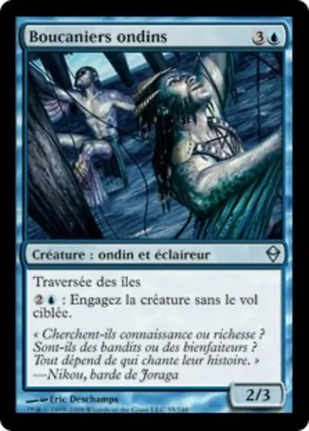 Boucaniers ondins, carte Magic ZEN 55 — extension Zendikar