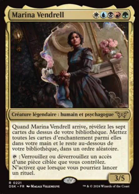 Marina Vendrell, carte Magic DSK 221 — extension Duskmourn: House of Horror