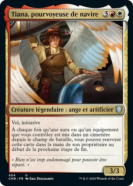 Tiana, pourvoyeuse de navire, carte Magic CMR 454 — extension Commander Legends