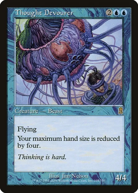Thought Devourer, Magic card ODY 105 — Odyssey set