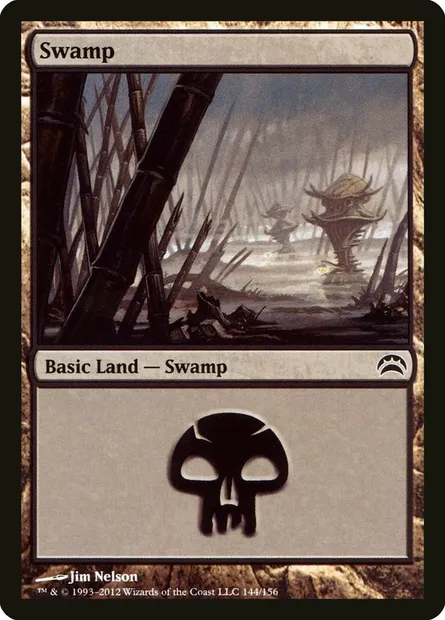 Swamp, Magic card PC2 144 — Planechase 2012 set