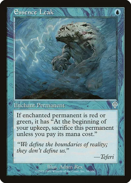 Essence Leak, Magic card INV 55 — Invasion set