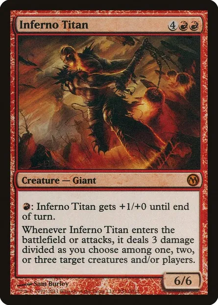 Inferno Titan, Magic card PDP12 3 — Duels of the Planeswalkers 2012 Promos set
