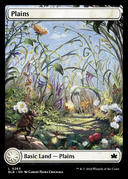 Plaine, carte Magic BLB 263 — extension Bloomburrow