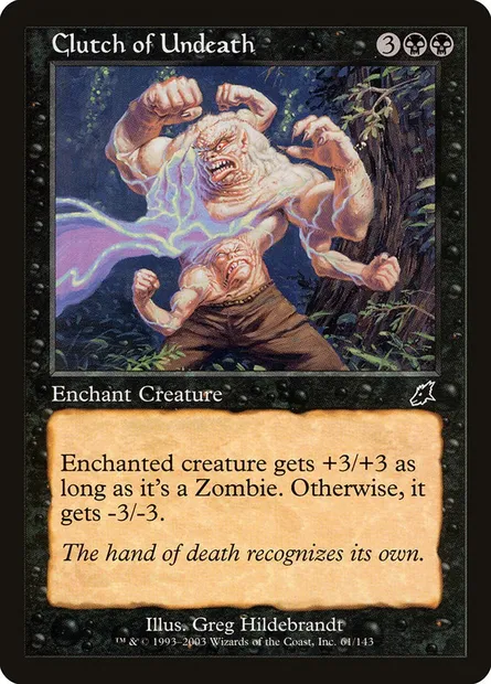 Emprise de la morte-vie, carte Magic SCG 61 — extension Fléau