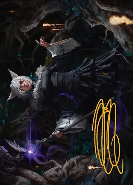 Y'shtola, Night's Blessed // Y'shtola, Night's Blessed, carte Magic AFIN 21 — extension Final Fantasy Art Series