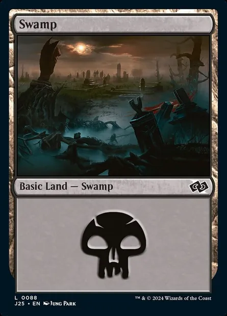 Swamp, Magic card J25 88 — Foundations Jumpstart set