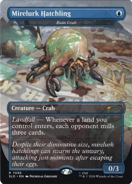 Ruin Crab, Magic card SLD 7095 — Secret Lair Drop set