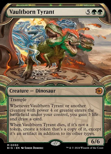 Vaultborn Tyrant, Magic card BIG 50 — The Big Score set