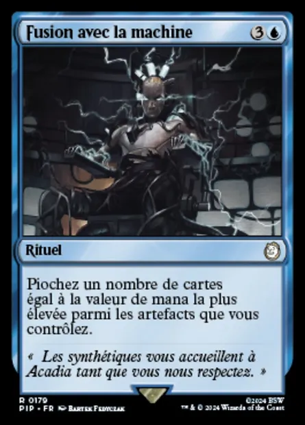 Fusion avec la machine, carte Magic PIP 179 — extension Fallout