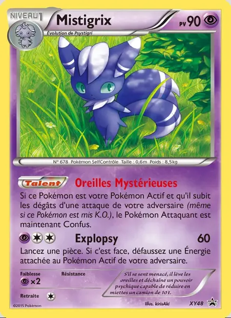Mistigrix, carte Pokémon XY 48 — extension Promo XY