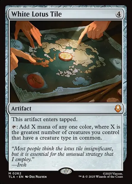 White Lotus Tile, Magic card TLA 262 — Avatar: The Last Airbender set