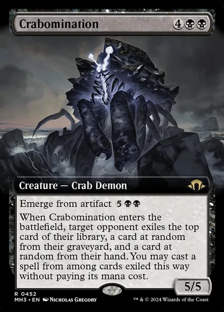 Crabomination, Magic card MH3 452 — Modern Horizons 3 set